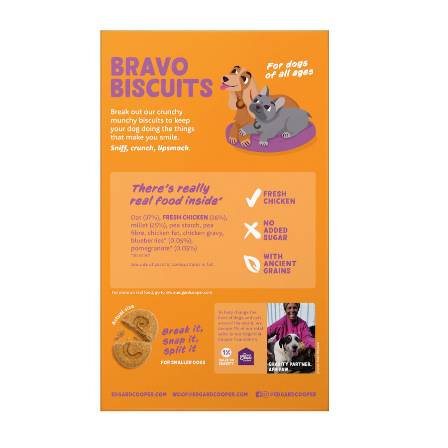 400 g Edgard y Cooper Biscoitos de Frango para c&atilde;es , , large Imagem n&uacute;mero 7